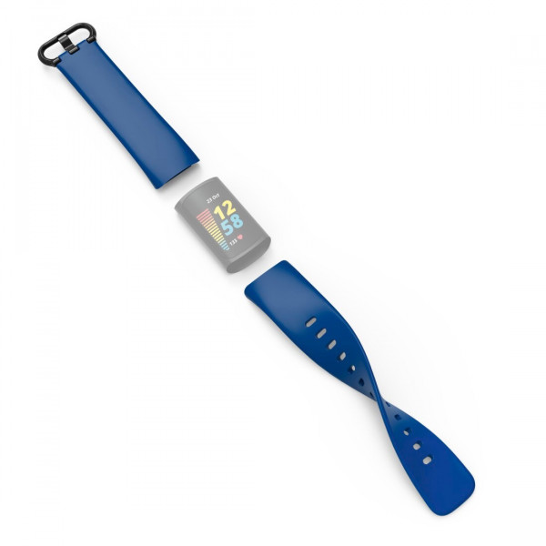 Hama TPU-Wechselarmband für Fitbit Charge 5, blau