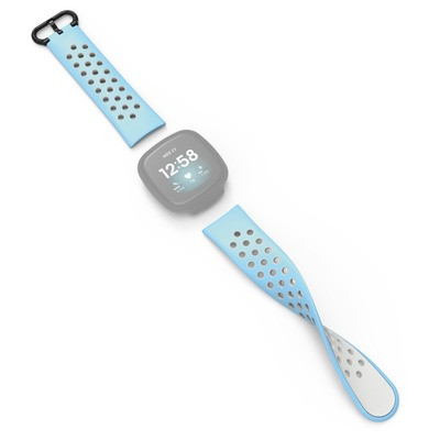 Hama Armband für Fitbit Versa 3/4; Sense 2, himmelblau