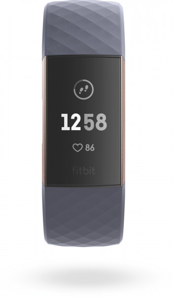 Charge 3 (non-NFC), Rose Gold/Blue Grey