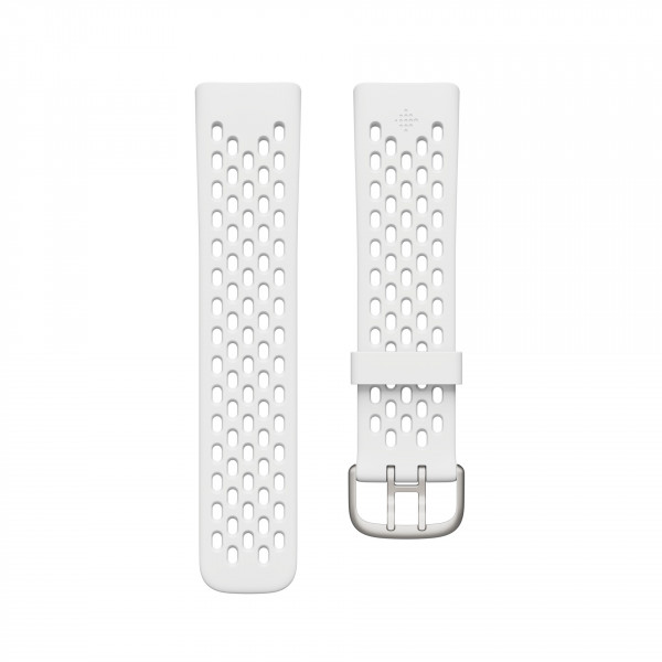 Charge 5, Sport Band,Frost White,Large
